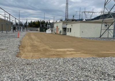Toncar gravel laid down hydroelectric project