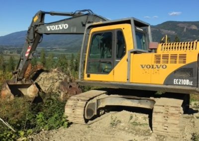 Toncar volvo digger lots of shadow